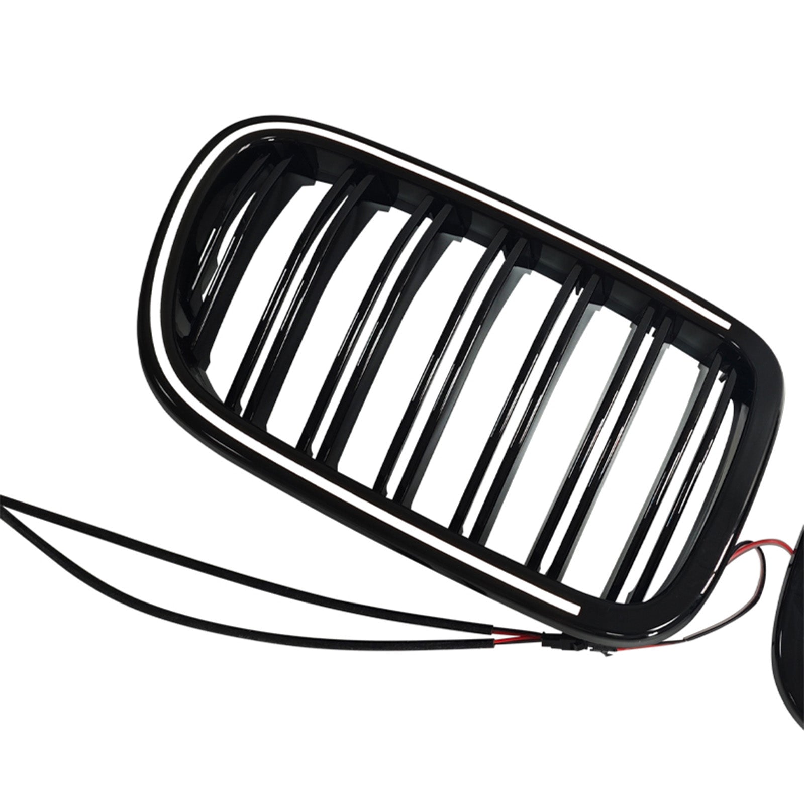 2011-2014 Fit BMW X3 F25 Dual Line Black Front Bumper Kidney Grill Grille