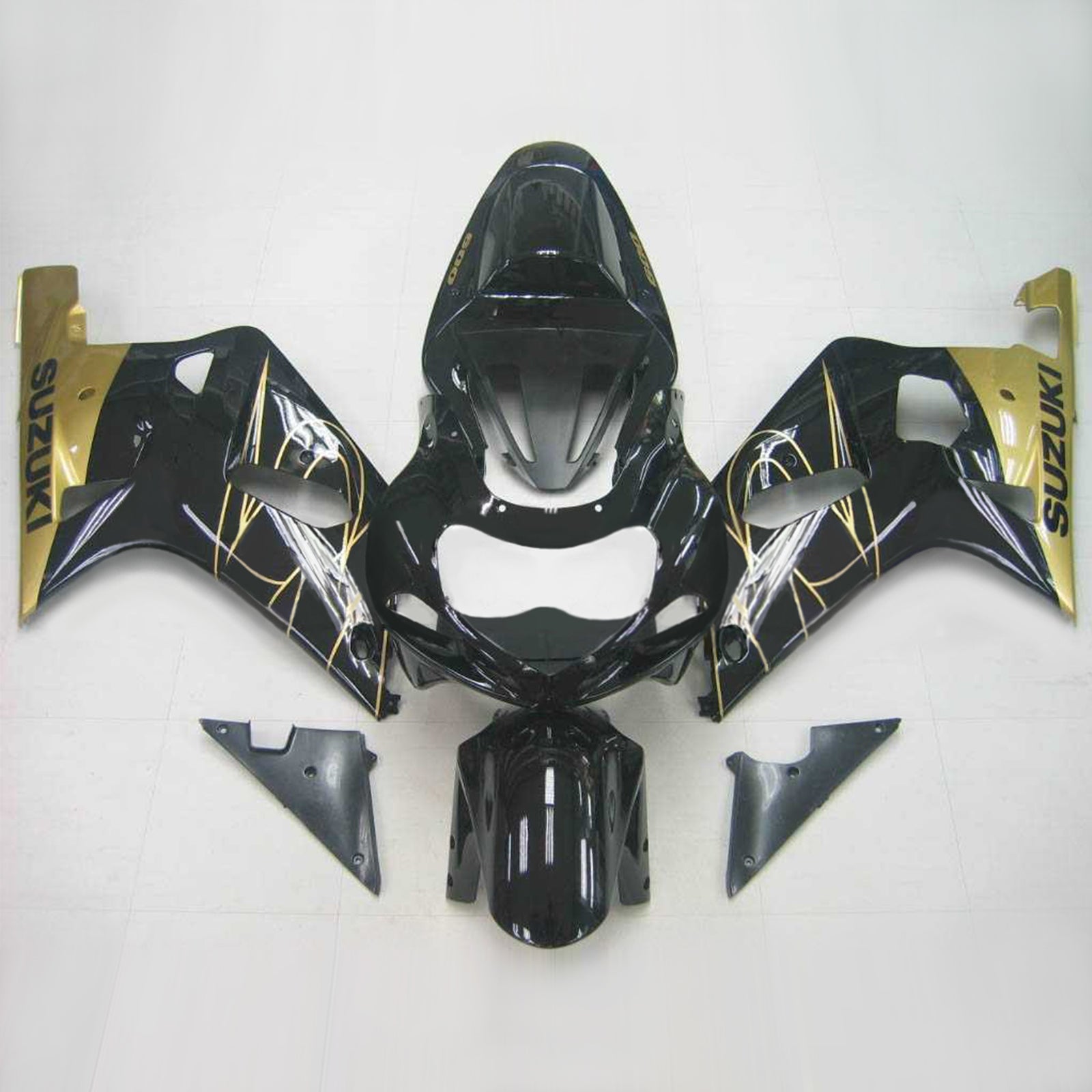 2001-2003 Suzuki GSXR600 K1 Injection Fairing Kit Bodywork Plastic ABS #108 Amotopart