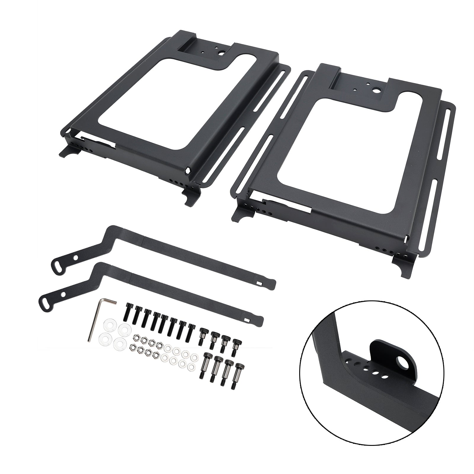 Polaris RZR S 1000 2X Lower Recline Seat Bases Set