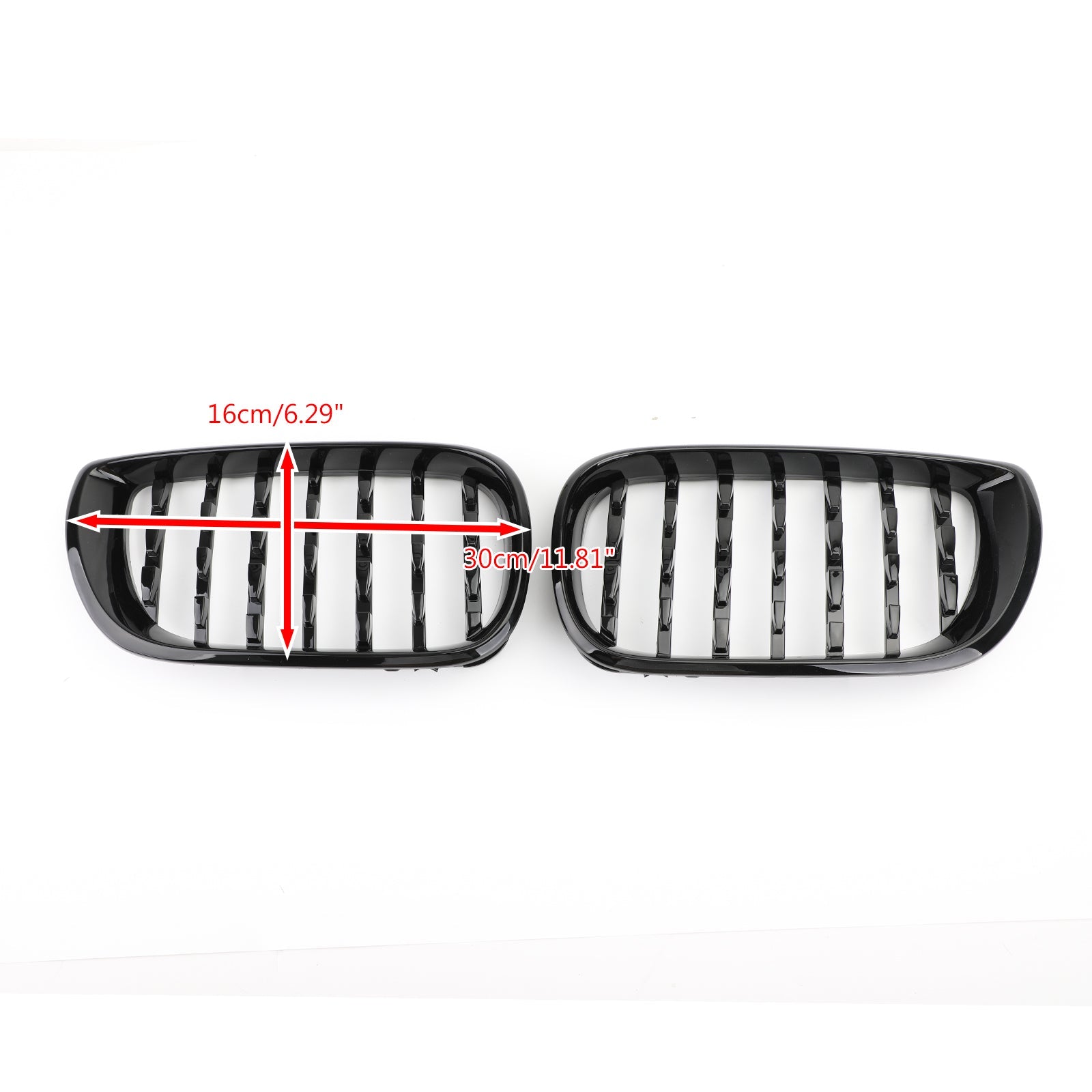 2002-2005 BMW E46 Saloon/Touring Facelift 4Dr Diamond Style Front Grille Black&Chrome/Chrome/Black Generic