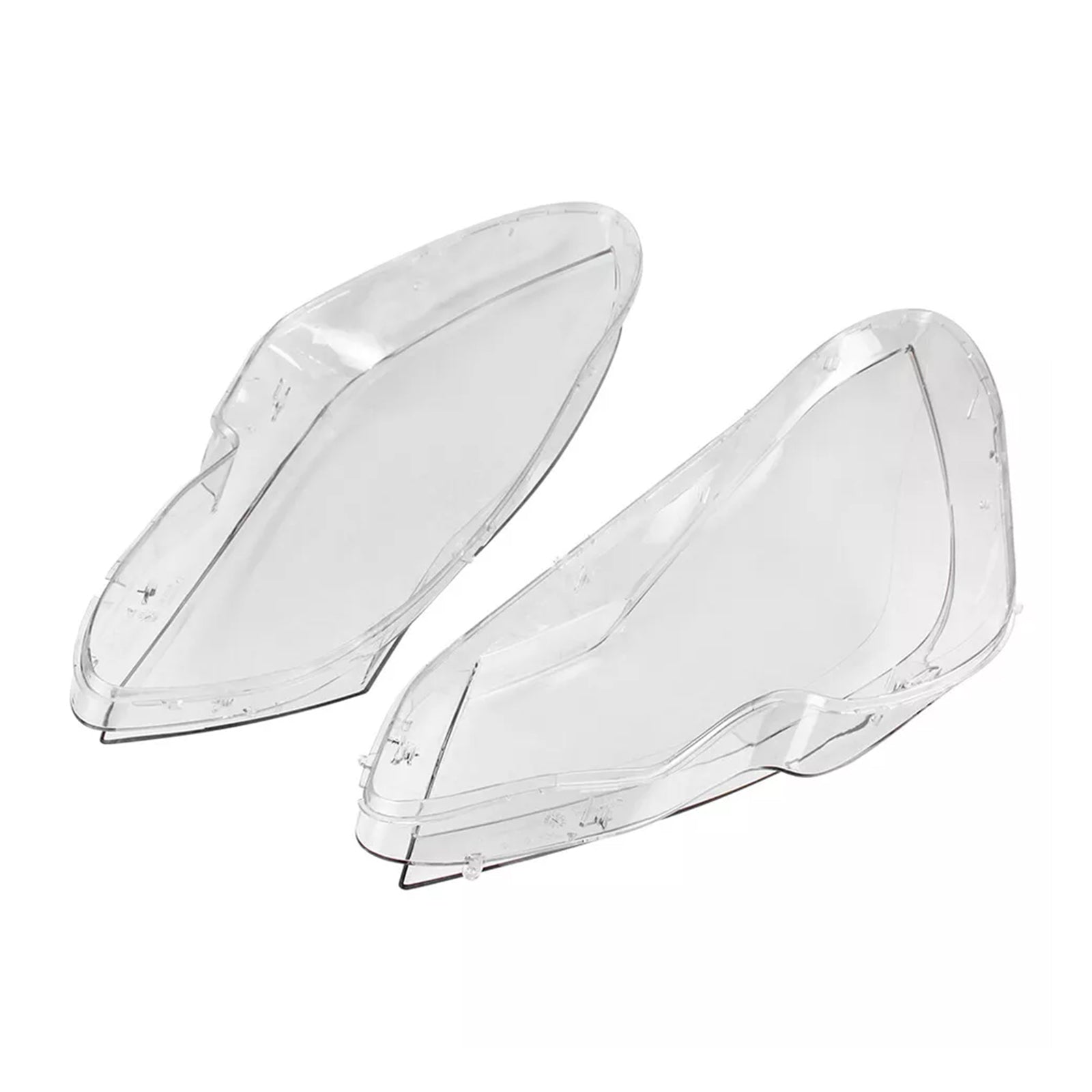 2011-2015 Mercedes Benz C W204 2PCS Front Headlight Lens Cover LampShade