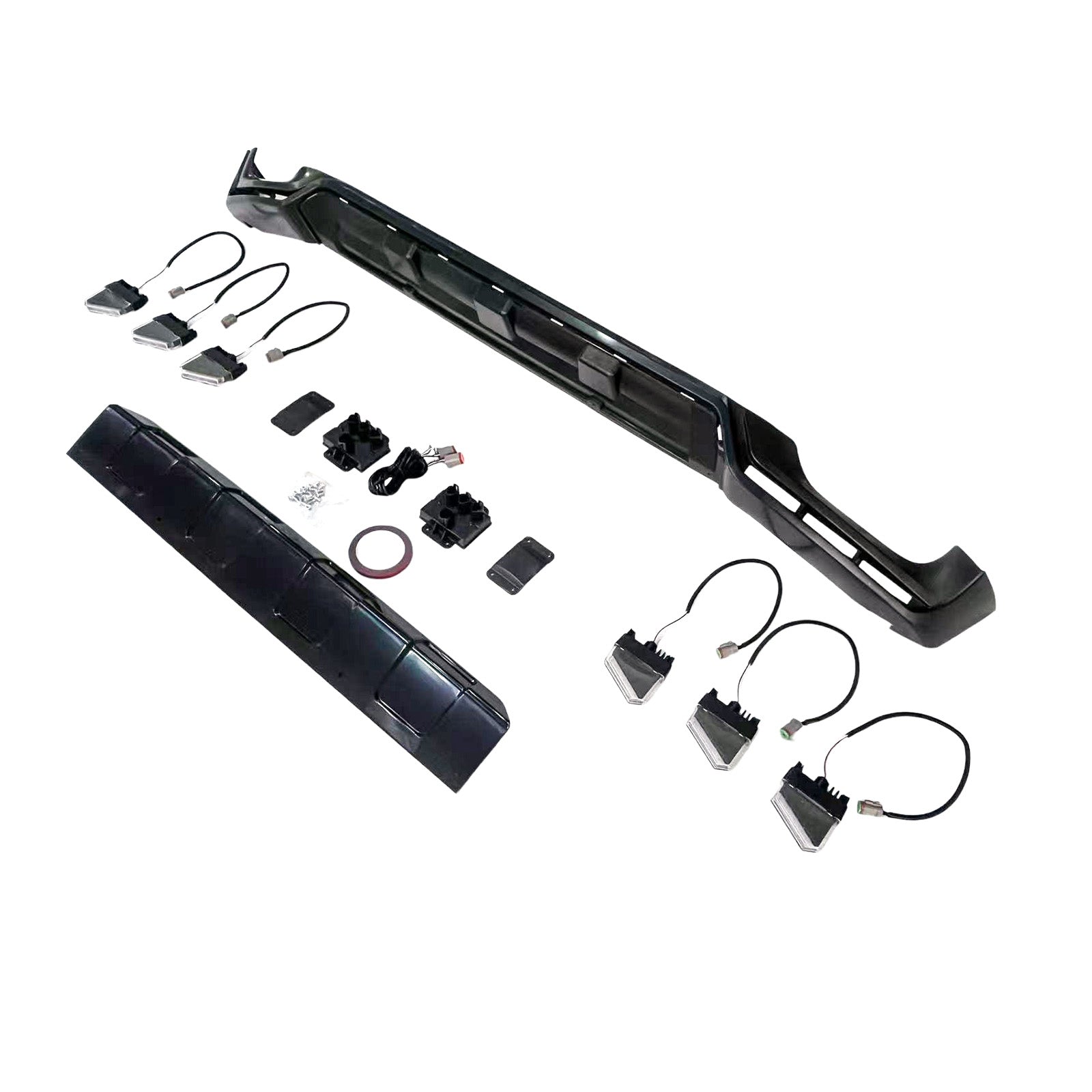 Front Bumper Diffuser Lip Fit Mercedes Benz G-Class W465 G450 G500 2025+ PP