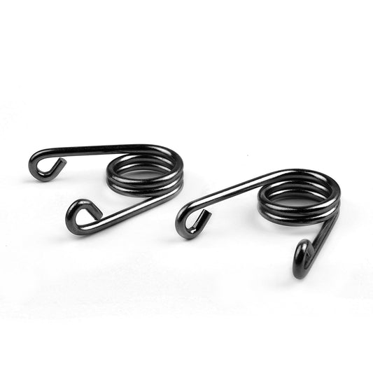 Chopper Bobber Generic 2Pcs 3.3" Driver Seat Mounting Spring V-Shape Spring Black