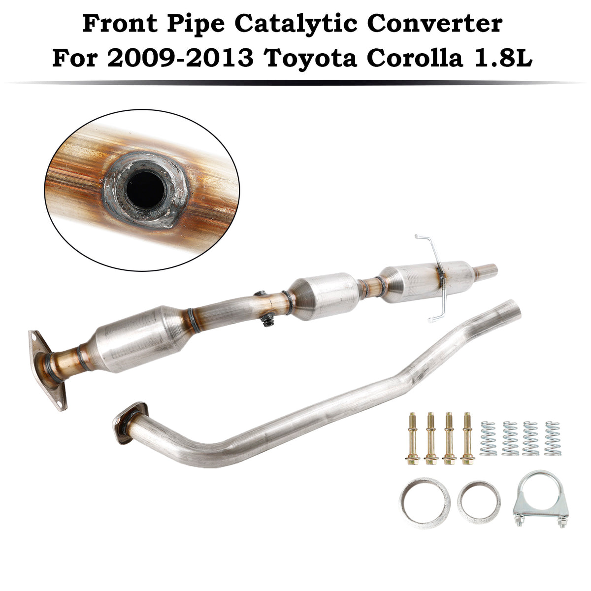 Front Pipe Catalytic Converter For Toyota Corolla Matrix 1.8L 2009 2010 2011