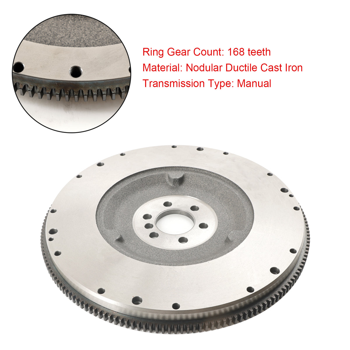 2001-2007 Chevrolet Silverado 2500 (6.0L OHV 8cyl Vortec) Small Block 168-Tooth Flywheel Generic