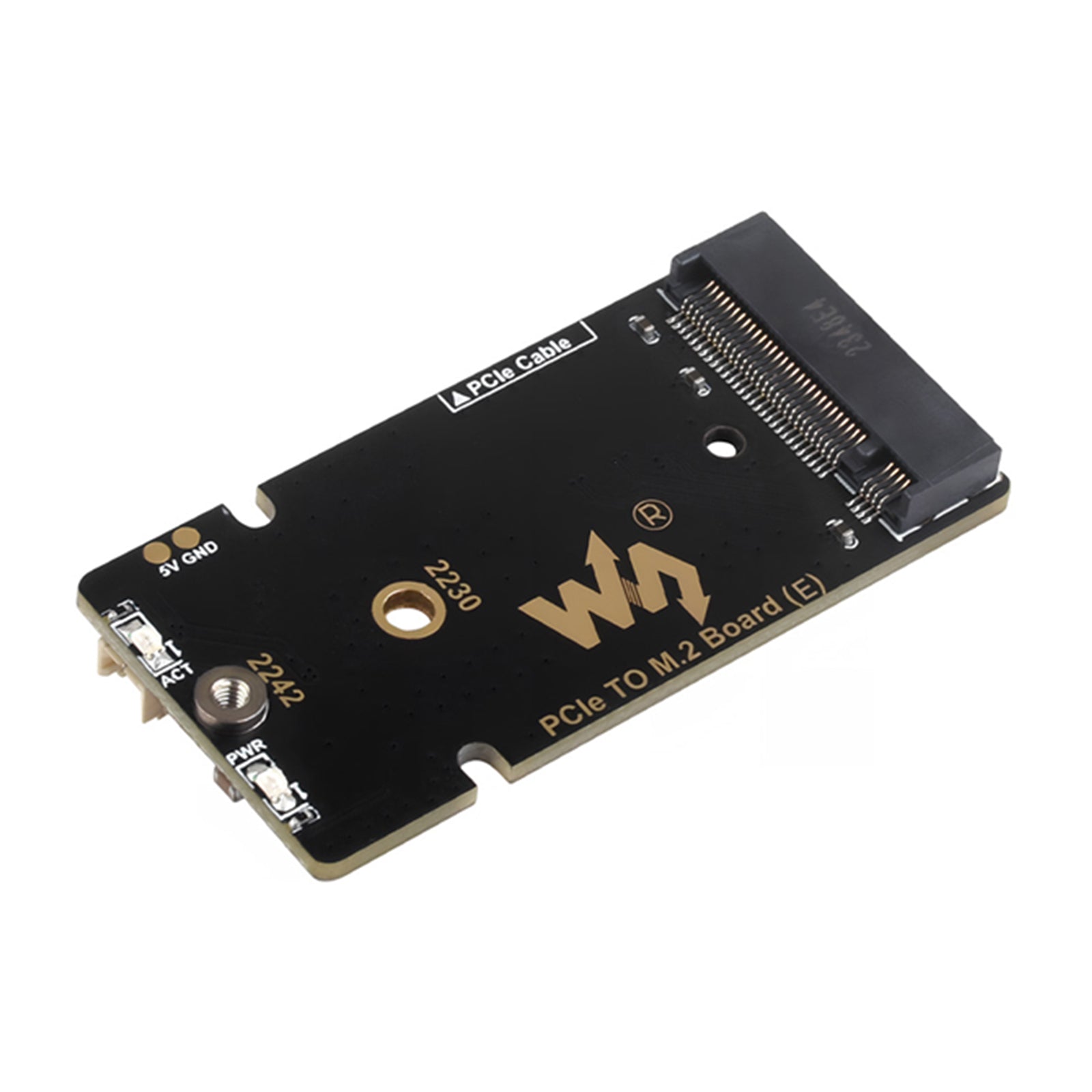 Raspberry Pi 5 PCIe to M.2 Adapter 5/5B Expansion Board Nvme Hard Disk Protocol