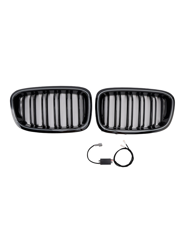 2012-2014 BMW 1 Series F20 F21 2PCS Front Bumper Kidney Grille Grill 551137239021