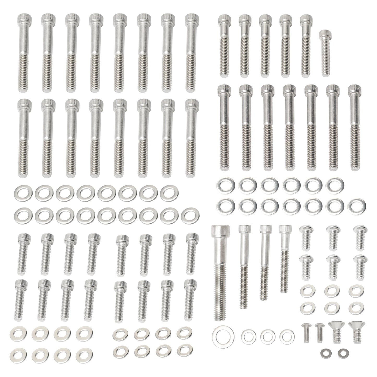 04-22 Sportster XL 883 1200 Complete Engine Socket-head Bolt Set