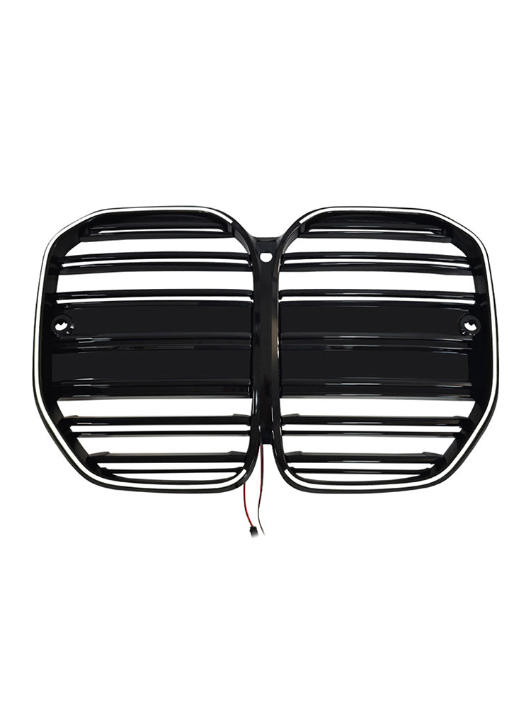 2020-2025 Fit BMW 4 Series G22 G23 G82 W/O ACC M4-Style Front Bumper Grille Grill