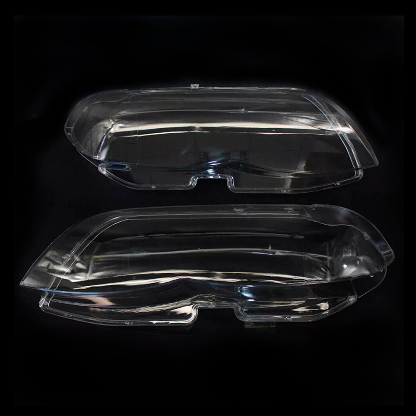 2004-2006 BMW X5 E53 2PCS Front Headlight Glass Clear Cover