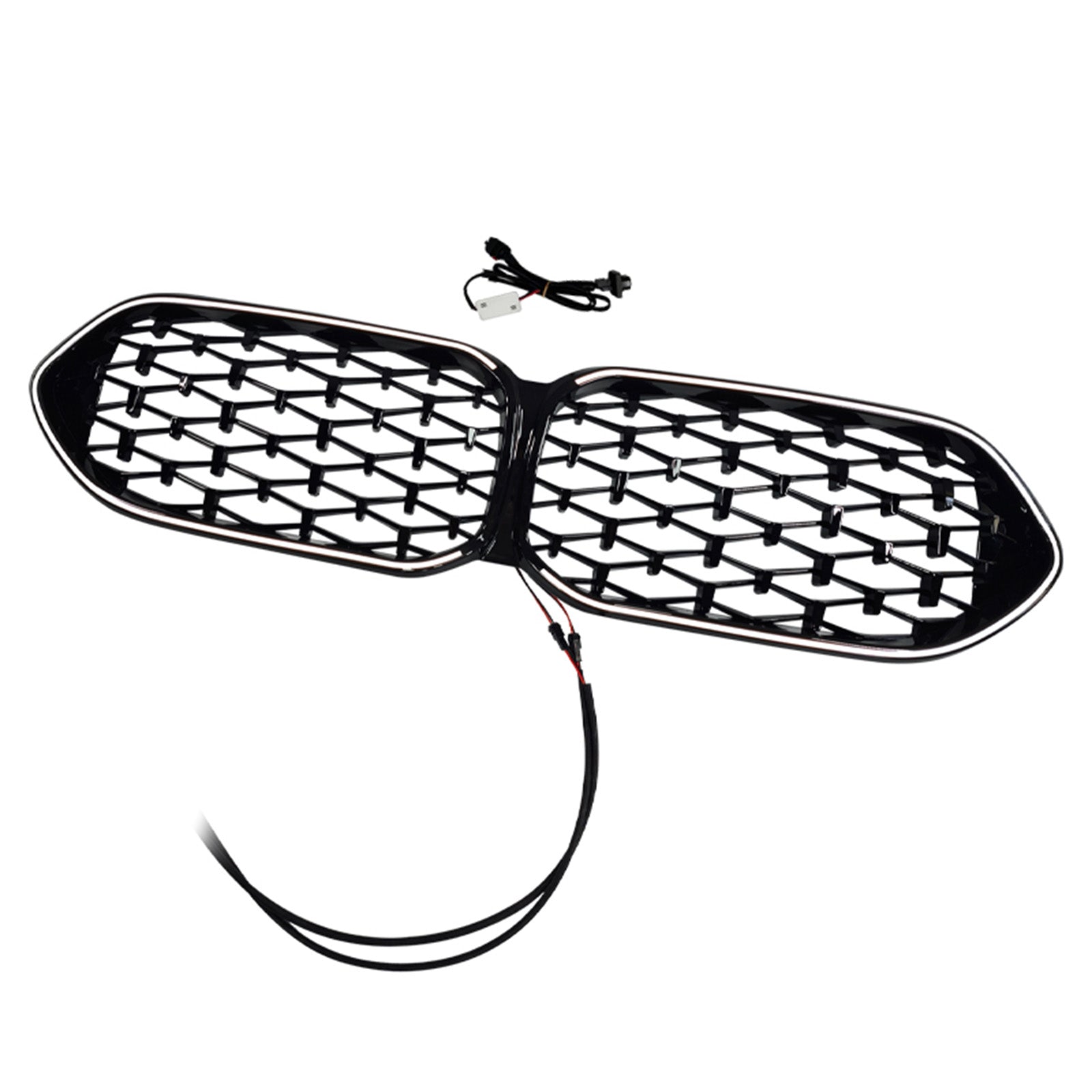2020-2023 Fit BMW 2 Series F44 Coupe Diamond Gloss Black Front Grille Grill
