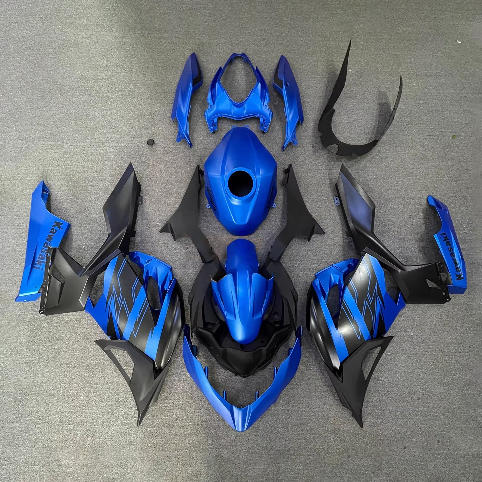 Injection Fairing Kit Bodywork Plastic ABS fit For Kawasaki EX400 Ninja400 2018-2024