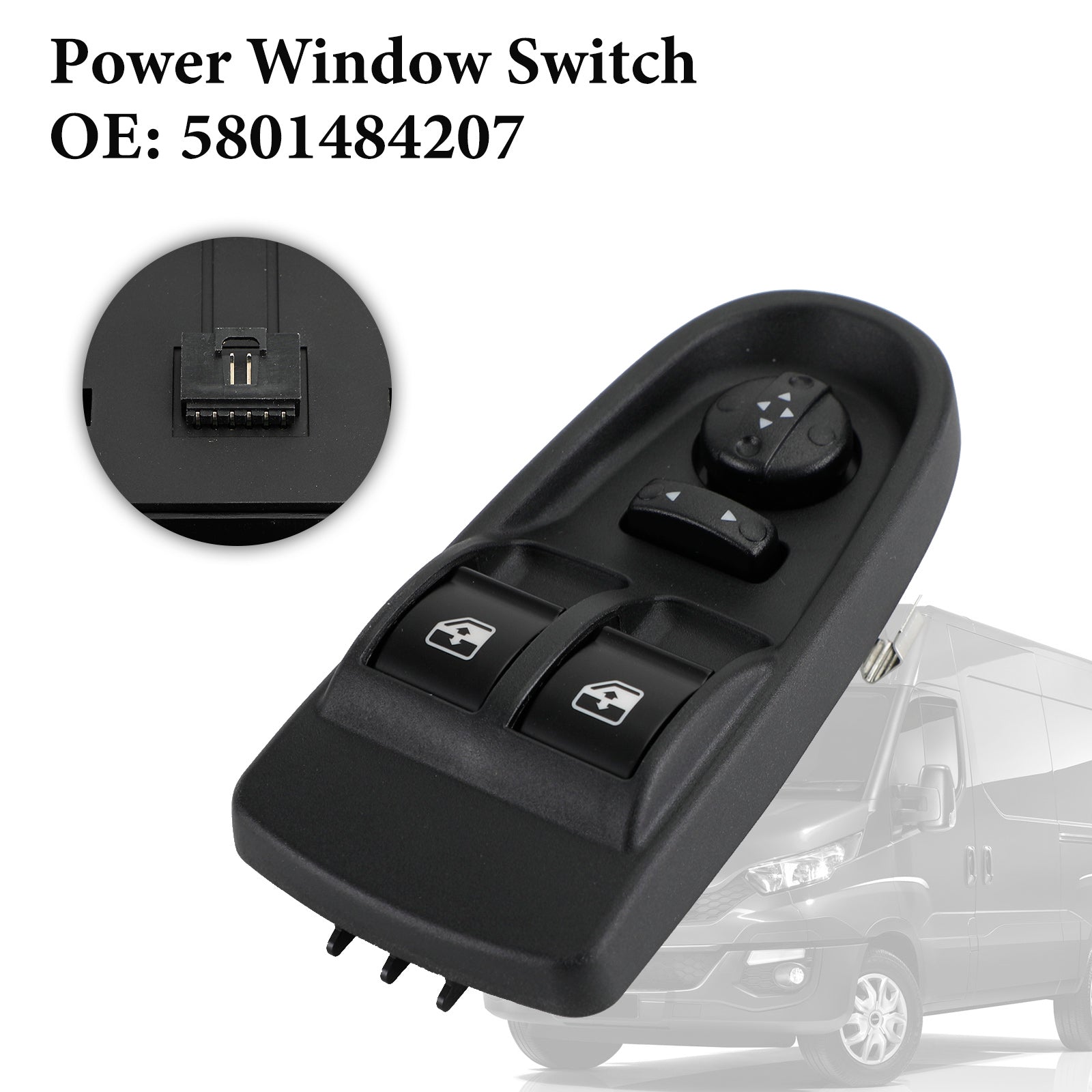 Power Window Switch 5801484207 for IVECO DAILY 2011-2014 EWS/VC/003A