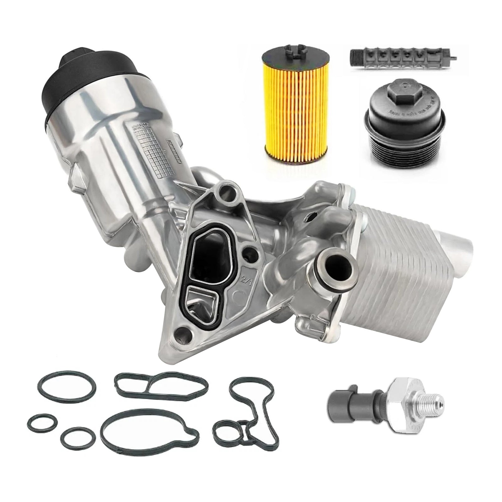 2015-2019 Chevrolet Sonic 1.4L L4 - Gas Oil Filter Housing Oil Cooler 55566784 55593189 55594651