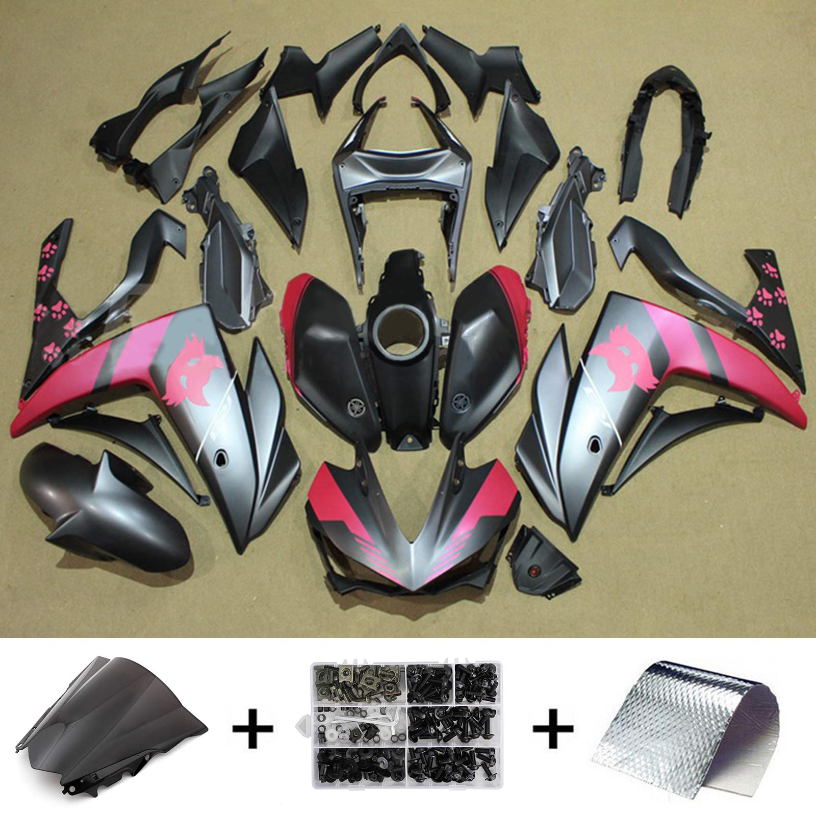 2014-2018 Yamaha YZF-R3 2015-2017 R25 Fairing Kit Generic