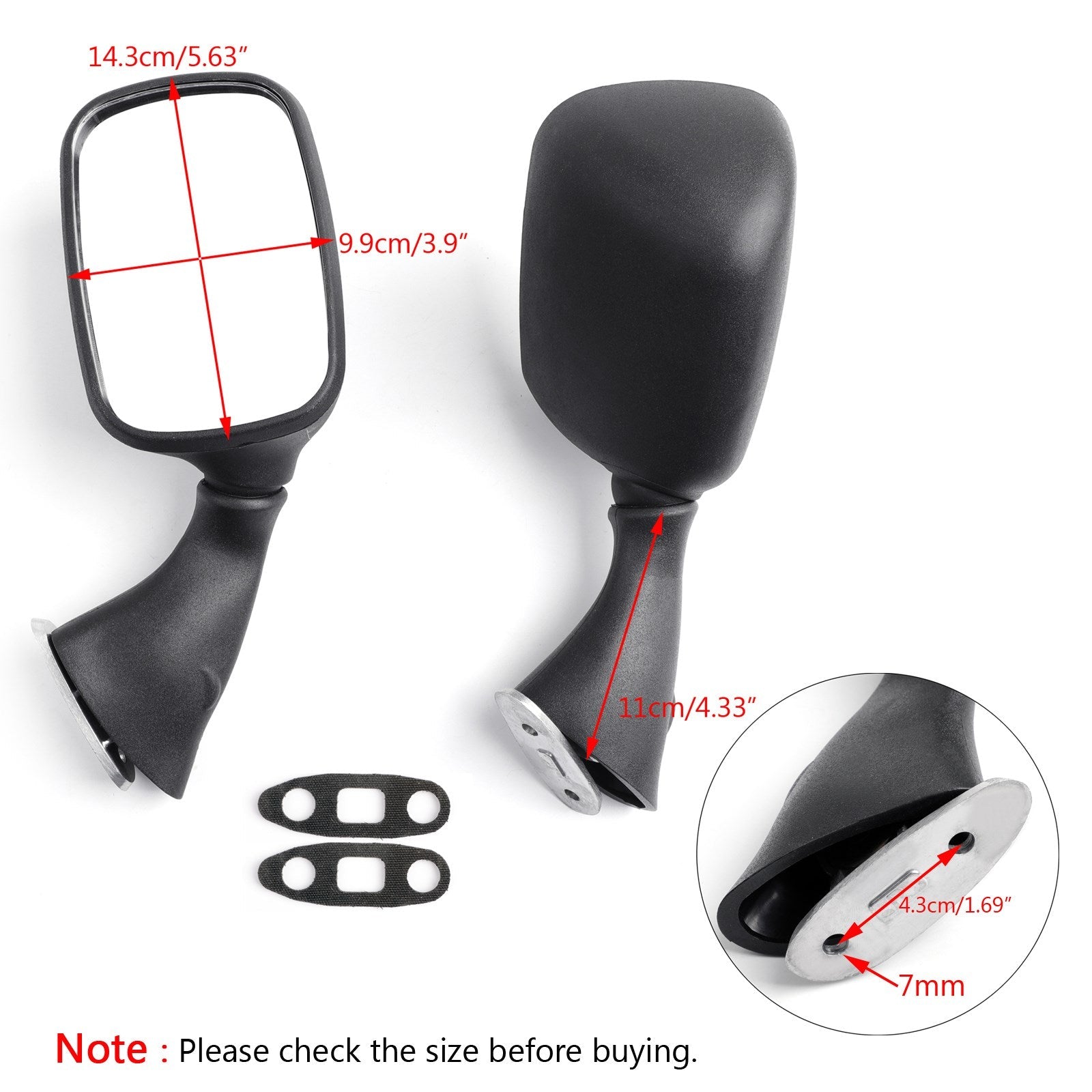1999-2007 Suzuki HAYABUSA GSXR 1300 Mirrors