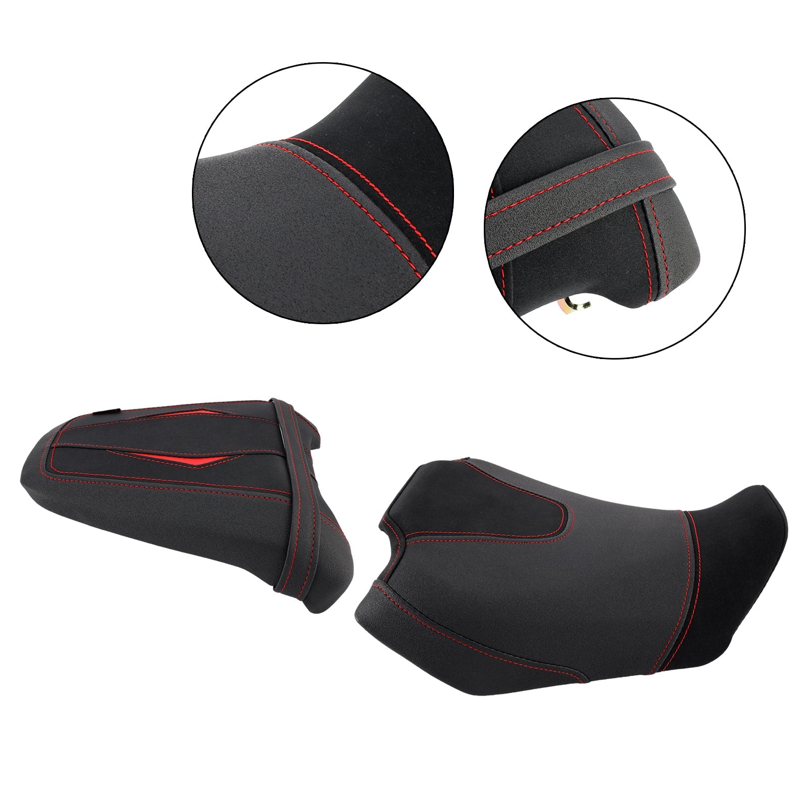2024-2025 For Honda Cb650R Cbr650R Lower Front W/ Rear Seat Driver Pillion Black2