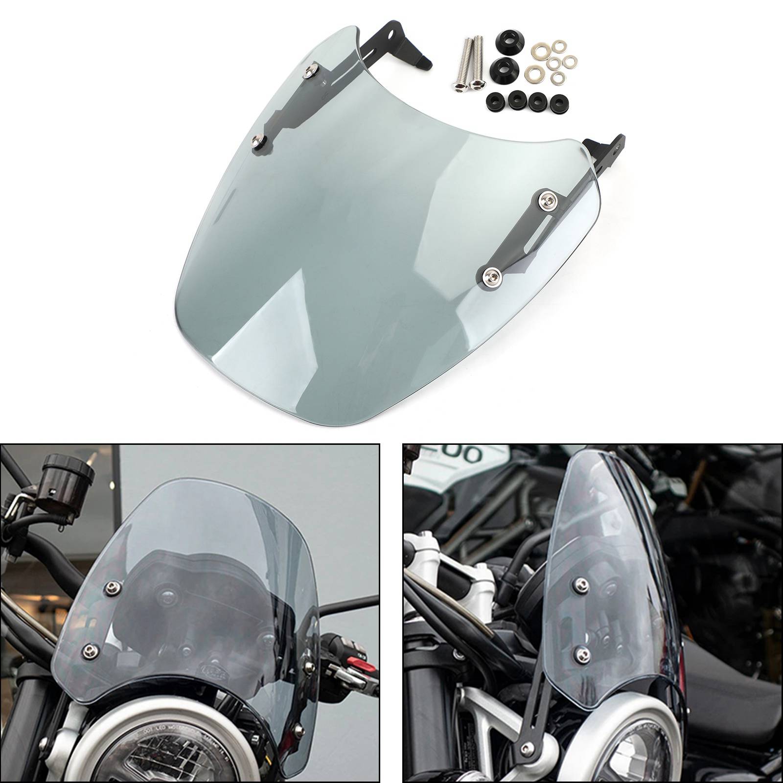 2019-2021 Triumph SCRAMBLER 1200 Motorcycle Windshield Generic