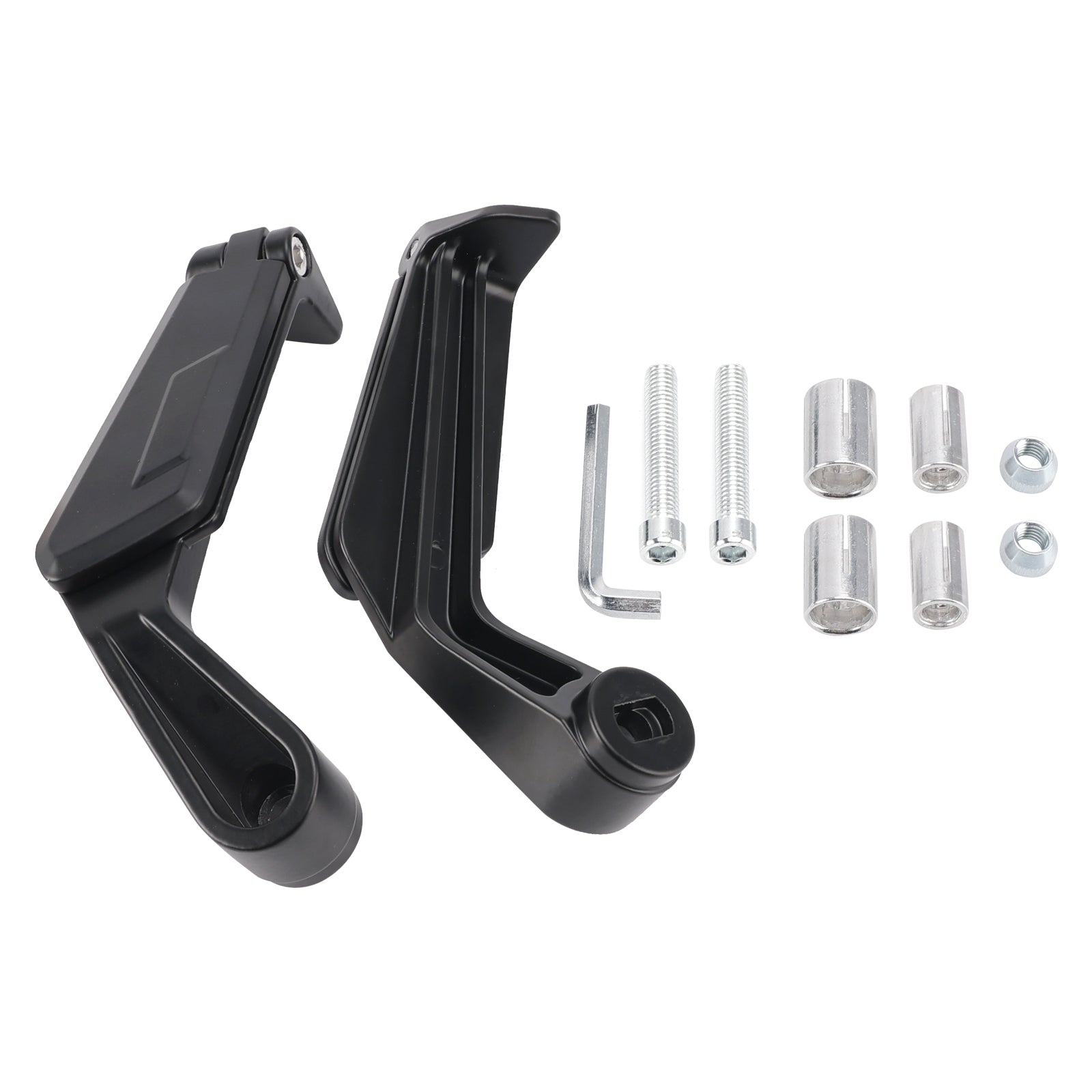Pair Lever Guard Protection with Folding Handlebar Mirrors Mini Motorcycle 22mm