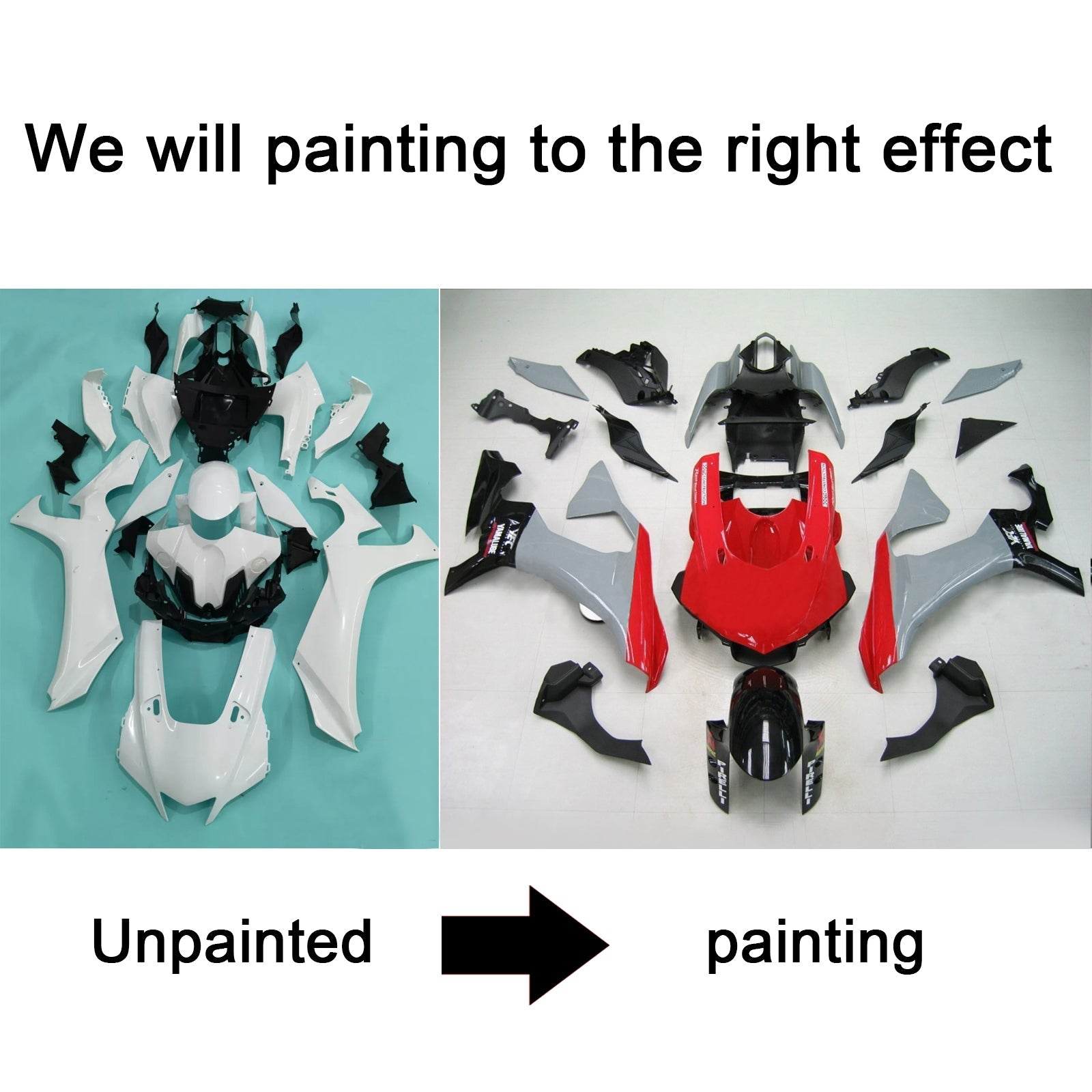 2020-2025 Yamaha YZF R1 Injection Fairing Kit Bodywork Plastic ABS #101