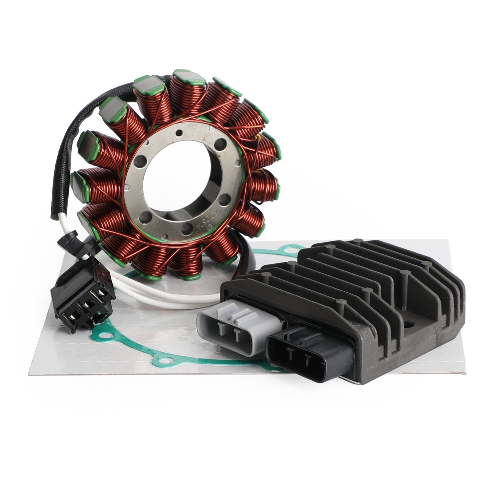 2007 Kawasaki Ninja ZX-10R ZX1000D7FA Regulator Stator Coil Gasket Kit 21003-0036 21066-0714