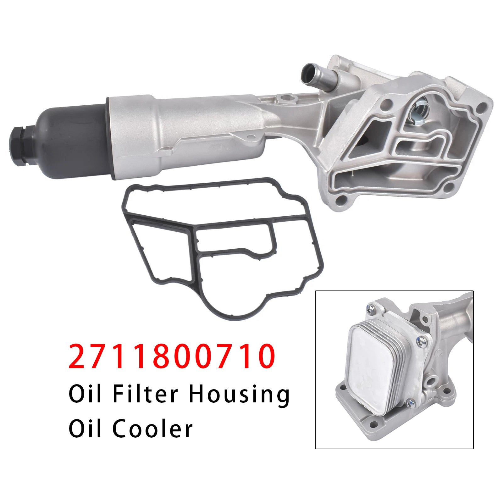 2003-2005 For Mercedes-Benz C230 W203 C203 1.8L L4 Engine Oil Filter Housing 2711800610