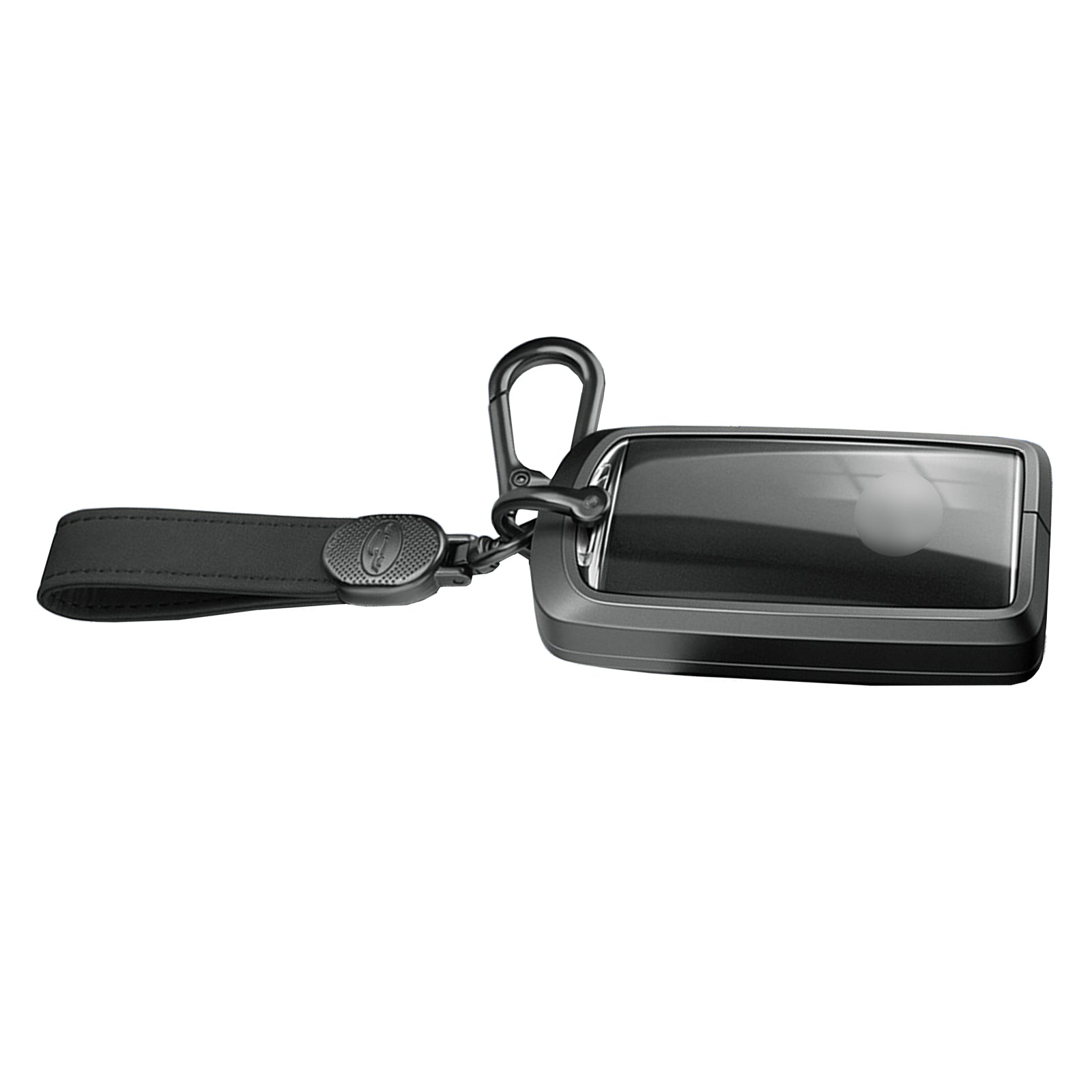 Aluminum Alloy TPU Black Car Key Case Cover With Buckle For Mazda CX-4 CX-5