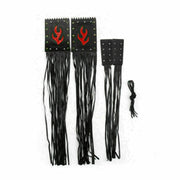 Grip Brake Covers Leather Lever Clutch Fit Fringe EQ Moto Handlebars Cruiser Generic