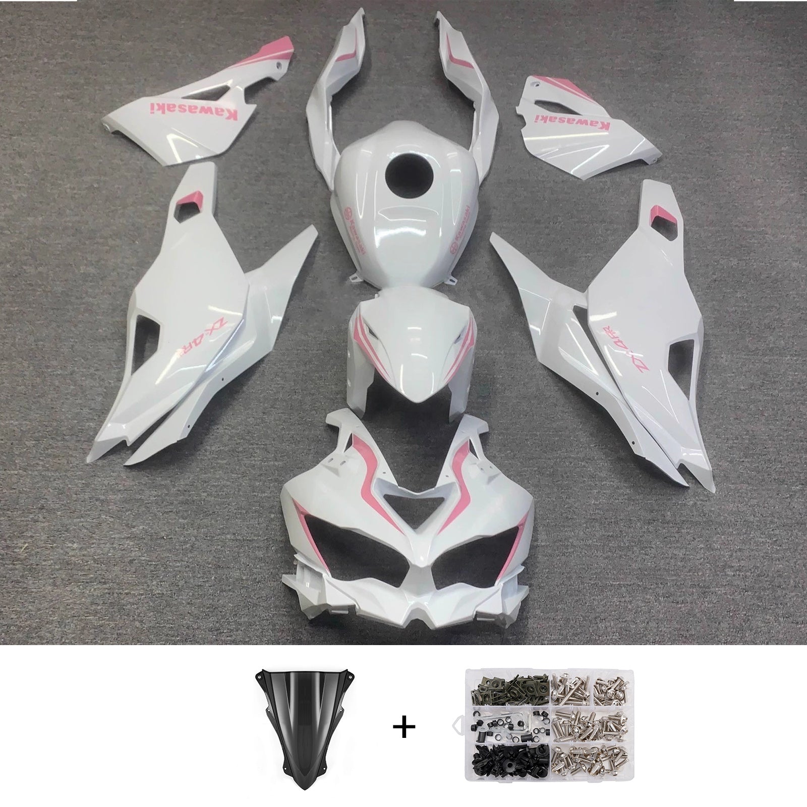 Injection Fairing Kit fit For Kawasaki Ninja ZX-25R ZX-4R ZX-4RR 2019-2025