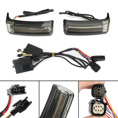 14-21 Touring Generic LED Saddlebag Saddle Bags Run Brake Turn Lamp Lights For