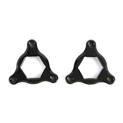 Aluminum Fork Preload Adjusters Fit For Triumph Daytona 675R 11-12 Yamaha YZF750 93-96 Suzuki TL1000S 97-01 Black