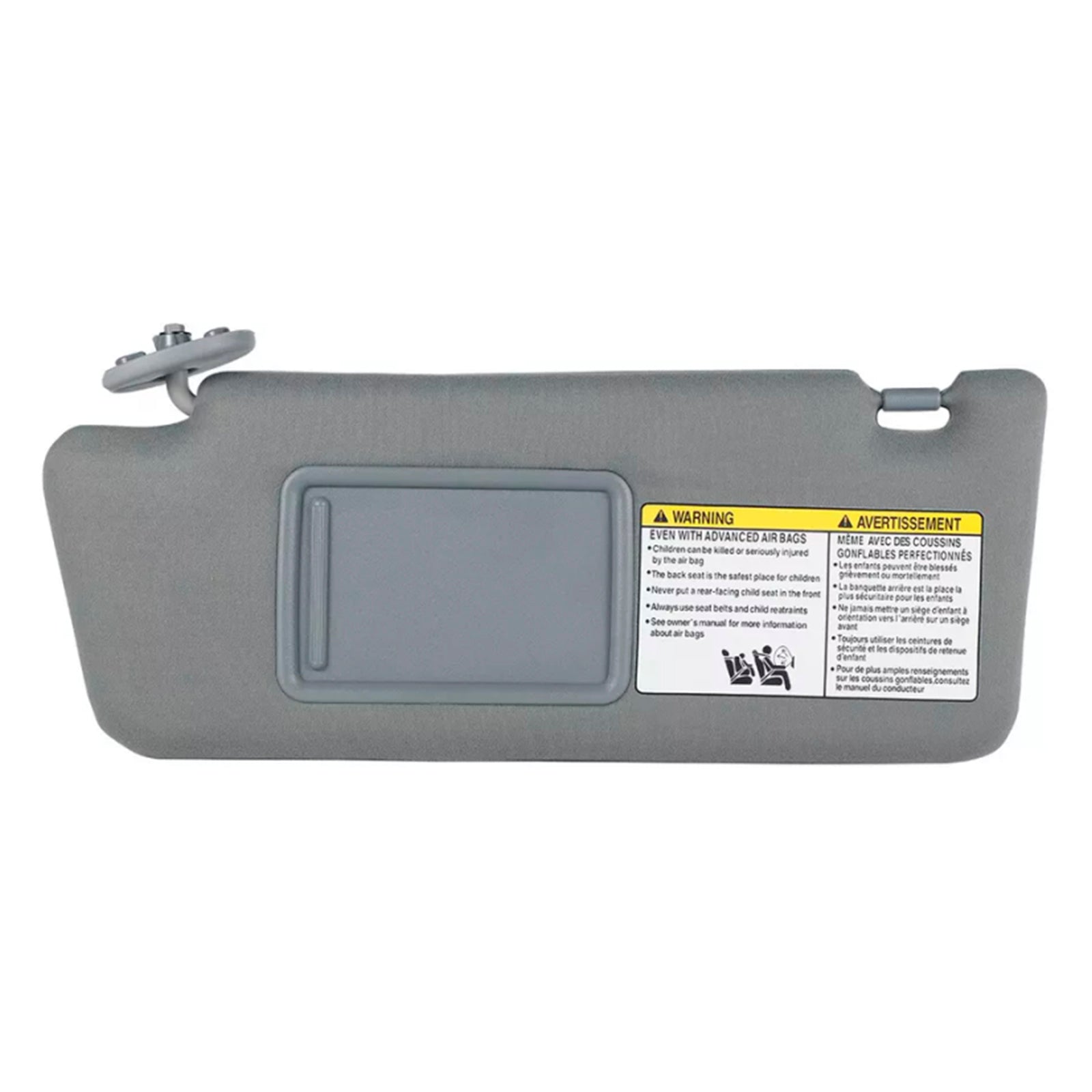 2005-2015 Toyota Tacoma Gray Left Side Sun Visor 74320-04181-B1