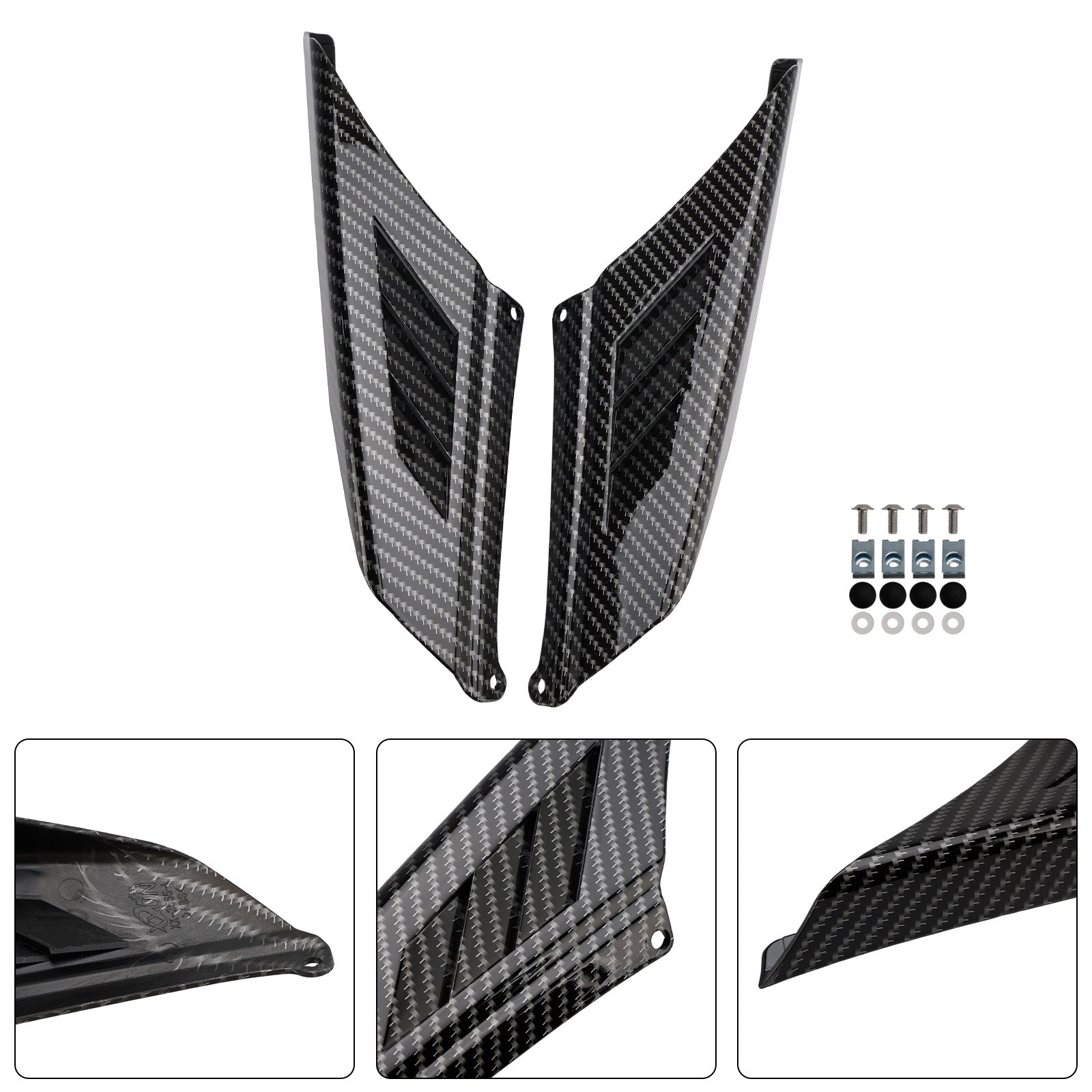 2023-2025 Kawasaki NINJA ZX-4R ZX-4RR Rear Tail Wing Fixed Wing Fairing