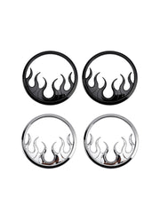 Flame Speaker Grills Accent Trim Cover For Touring Electra Glide Ultra Classic