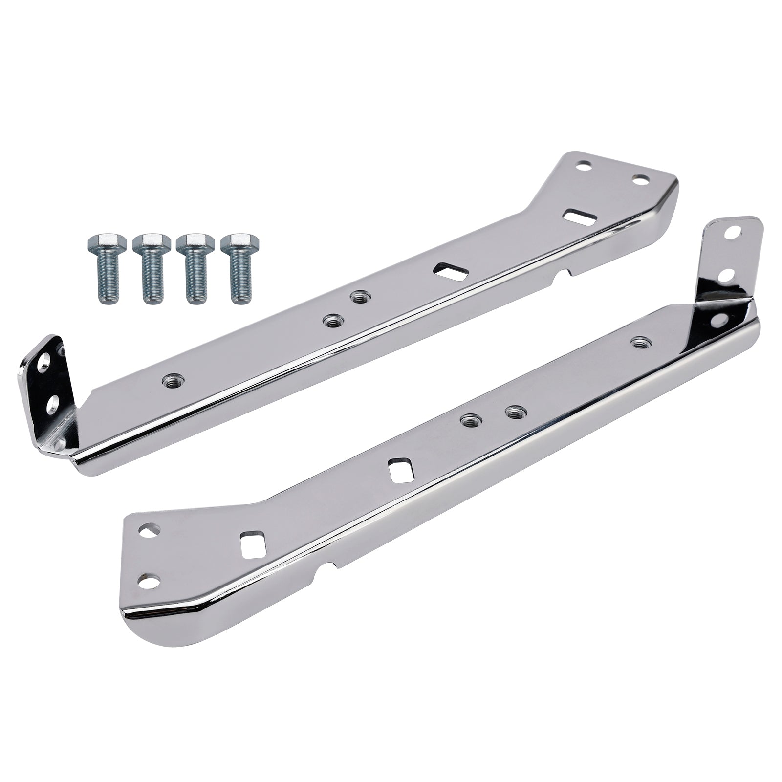 Pair Saddlebag Rail Support Holder 90718-79C For Touring Road Glide Flt 85-08