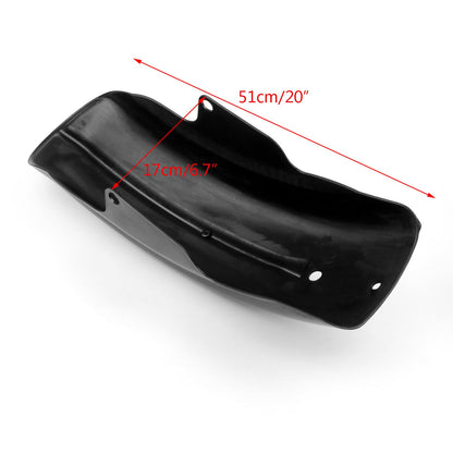 Sportster Bobber Chopper Cafe Racer Black Generic Rear Mudguard Fender For