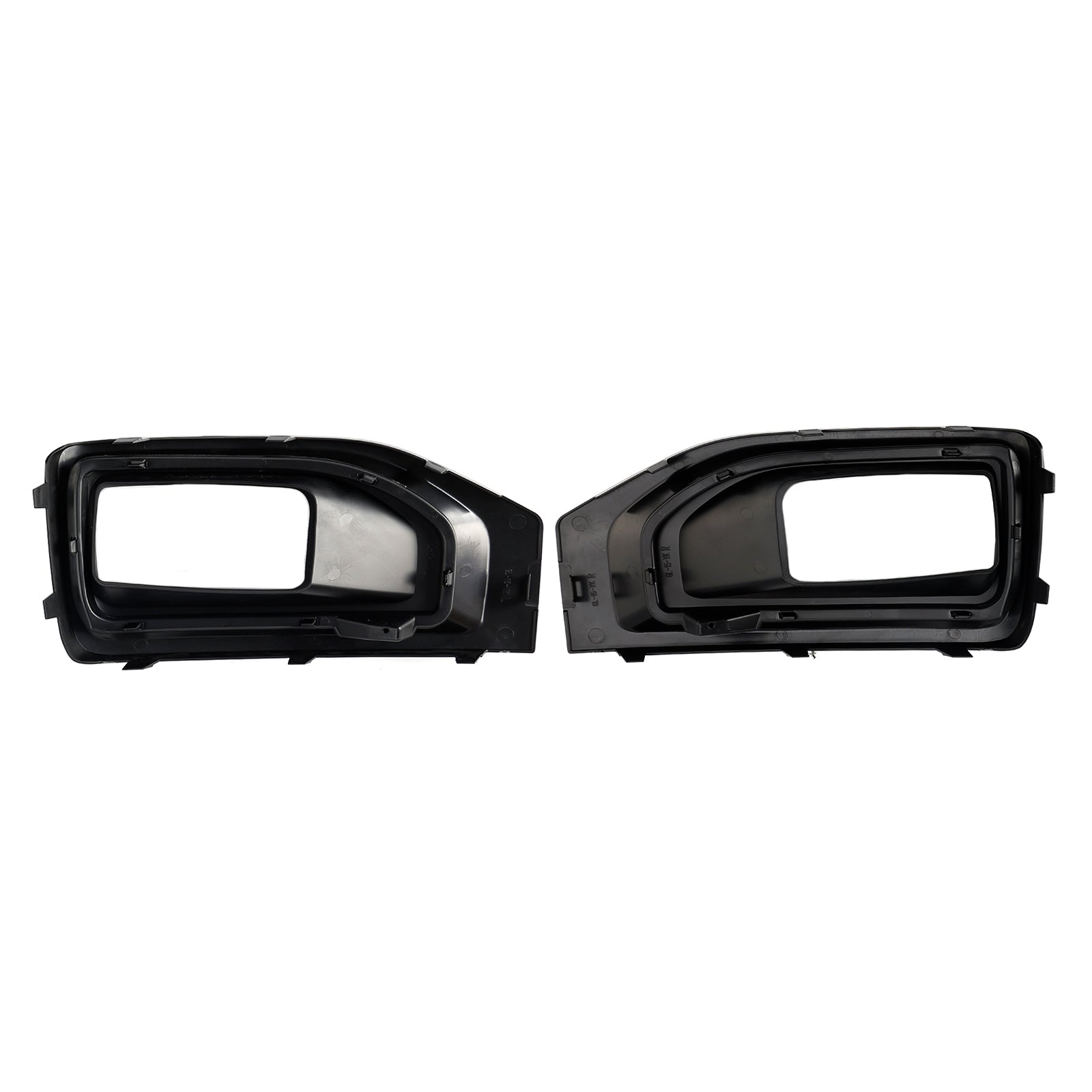 2015-2018 Yukon XL (submodel: Denali, SLE, SLT) Fog Light Lamp Cover Gloss Black Trim Pair 22936426