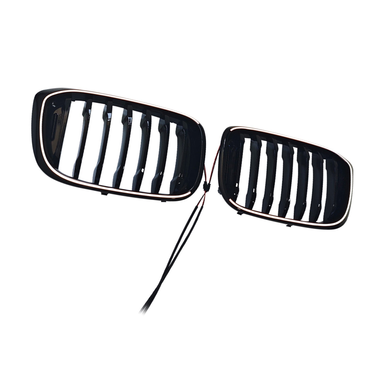 2018-2021 For BMW X4 G02 Pre-Facelift Front Kidney Mesh Grille Grill Gloss Black 51138469960