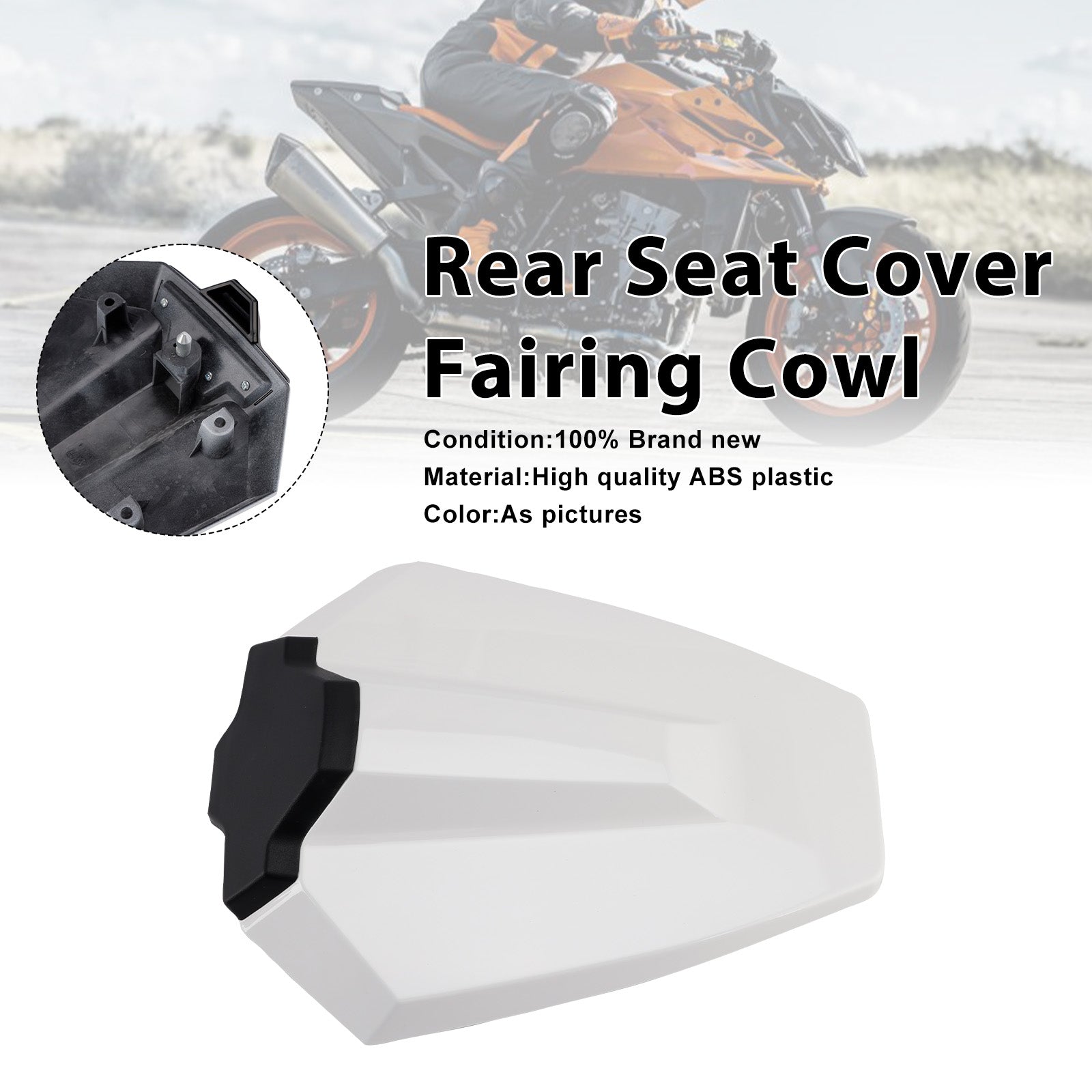 2024-2025 For Duke 990 Rear Pillion Seat Cover Fairing Cowl