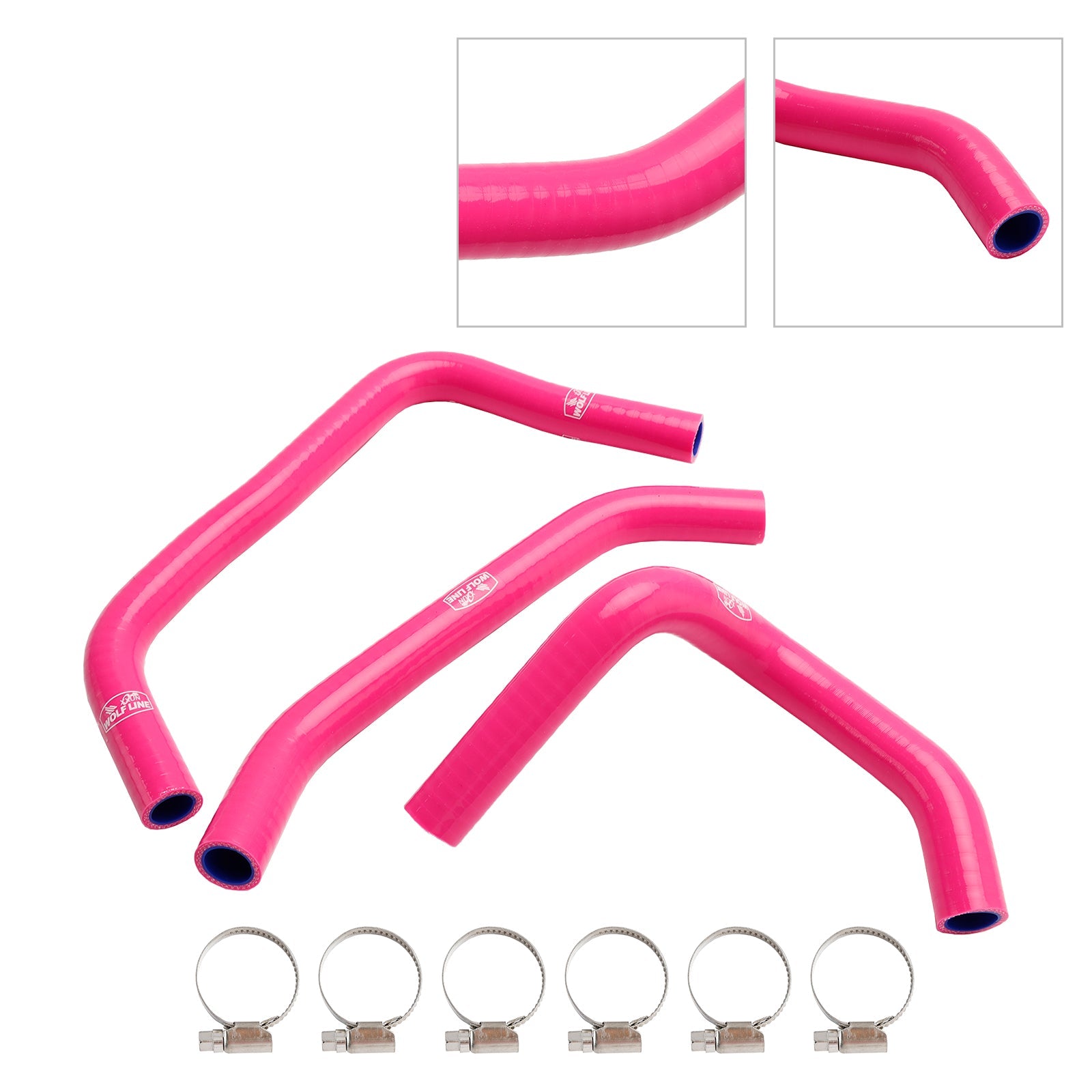2023-2024 Kawasaki ZX4R ZX-4RR Silicone Radiator coolant Hose kit