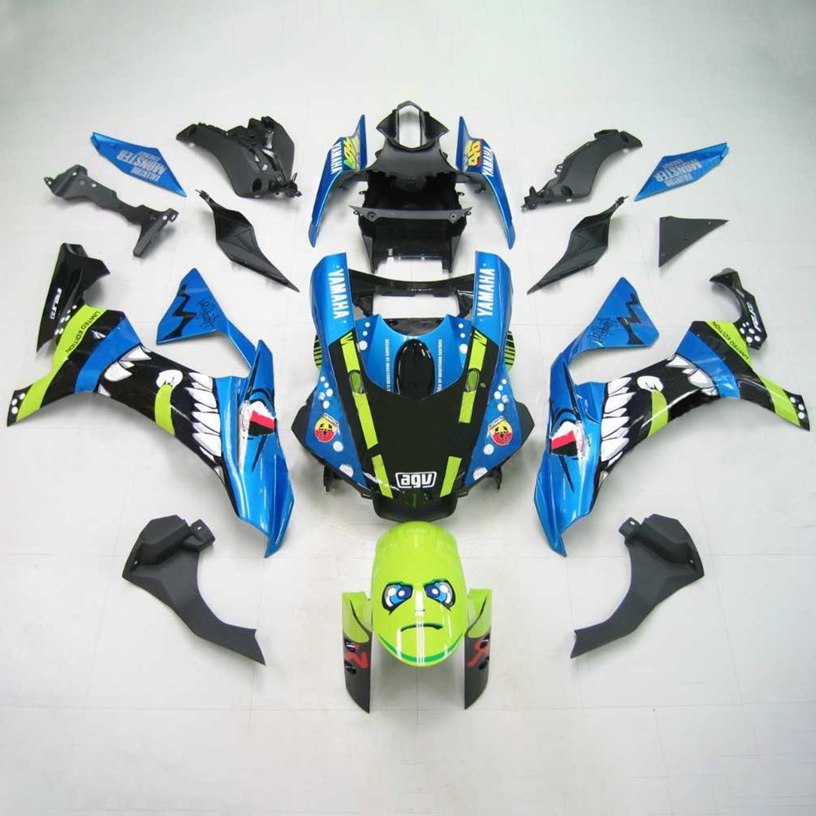 Injection Fairing Kit Bodywork Plastic ABS fit For Yamaha YZF-R1 2020-2026