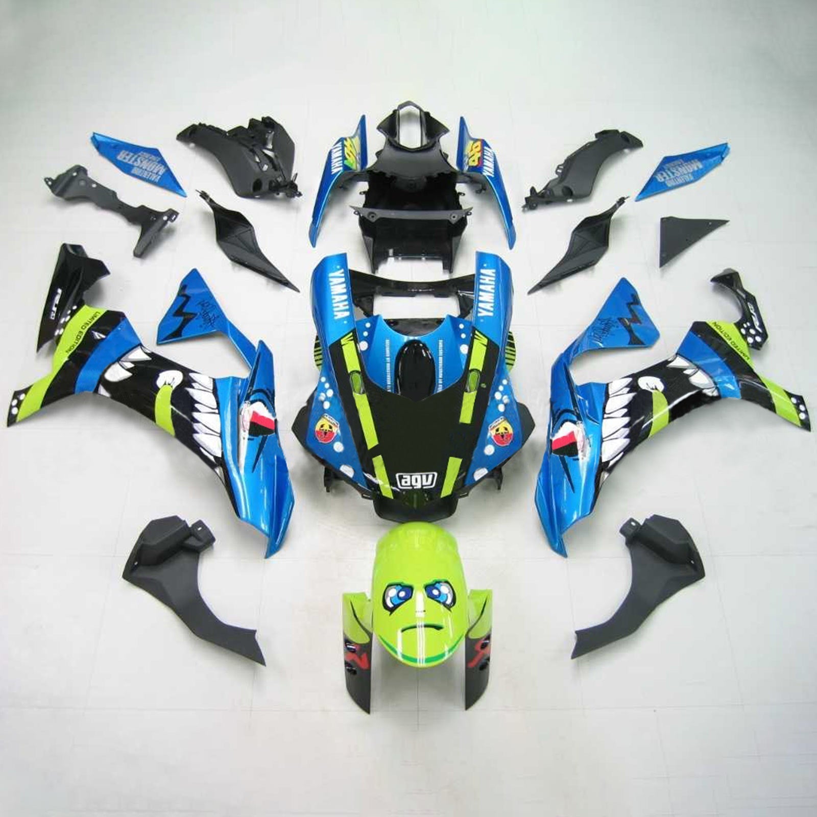 2020-2025 Yamaha YZF R1 Injection Fairing Kit Bodywork Plastic ABS #101