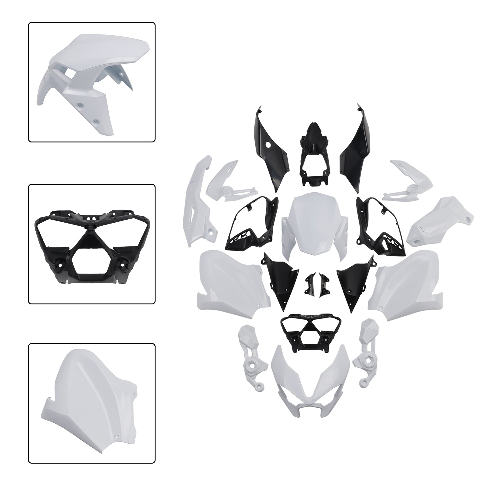 2020-2024 Kawasaki Z900 Bodywork Fairing Injection Unpainted