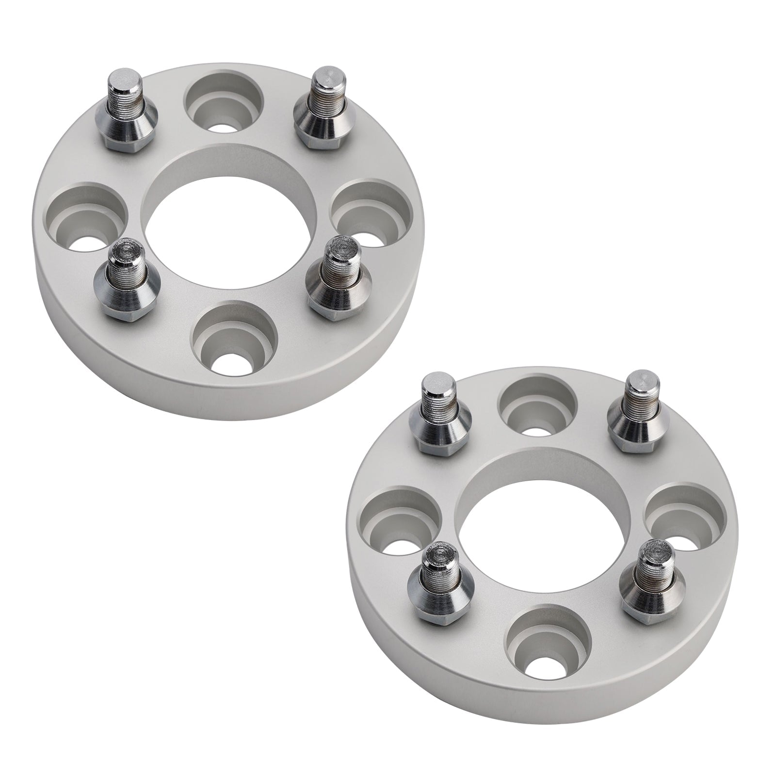1" Wheel Spacers Kit Cable Golf Carts Lug Nuts Silver For Yamaha Club Car Ezgo