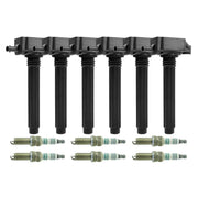 2014-2017 Ram ProMaster 3500 3.6L V6 6pcs Ignition Coil +Spark Plug UF648 0221504032