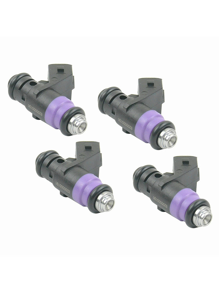 4Pcs Fuel Injector For Renault Clio Laguna Megane Scénic 1.4 1.6 8200132259