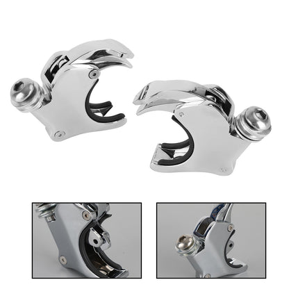 06+ Dyna Street Bob Wide Glide Generic Windshield Fork Clamp Bracket Holder for