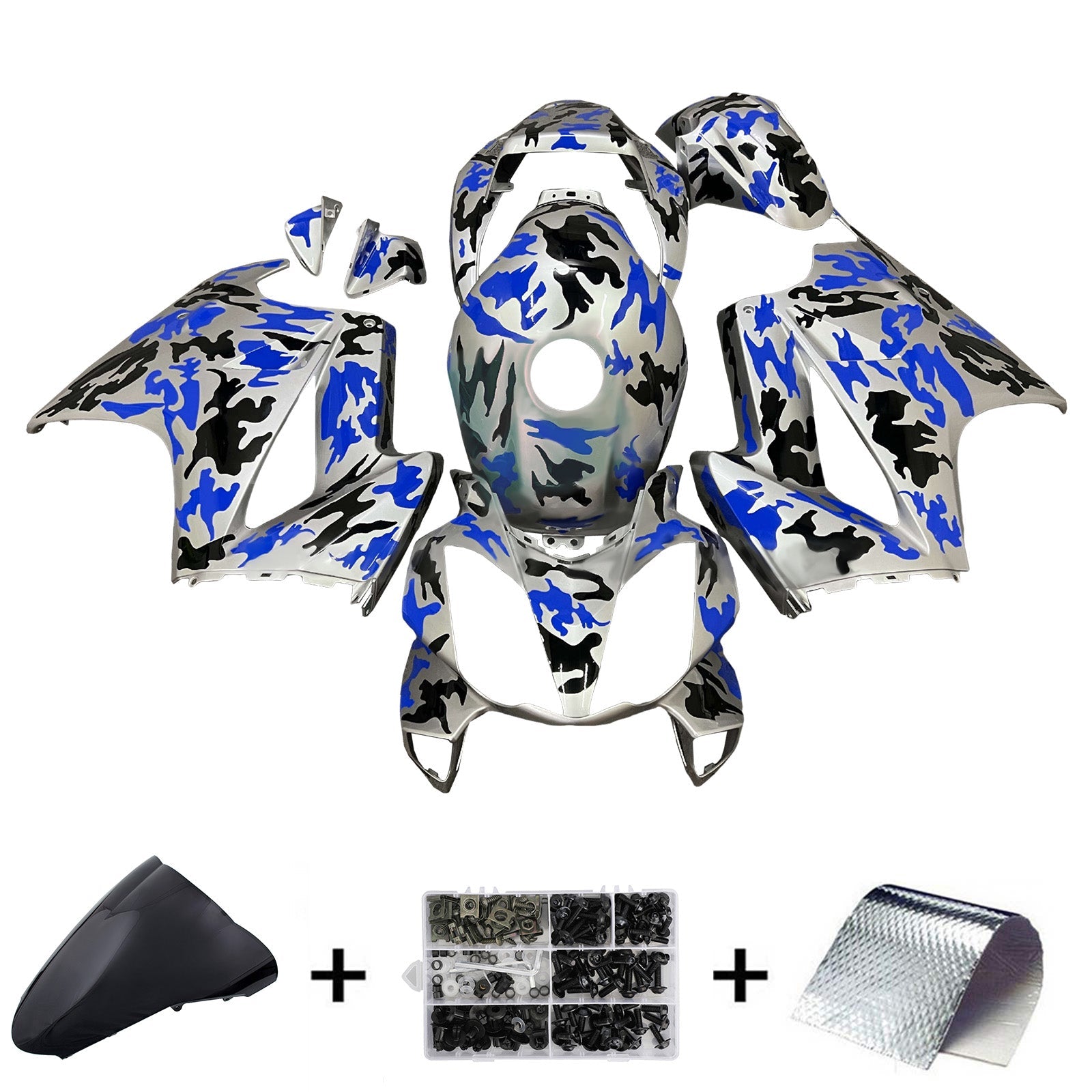 Injection ABS Plastic Bodywork Fairing Fit For Honda VFR800 2002-2012