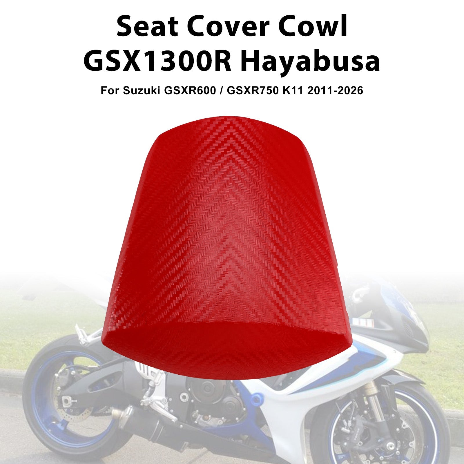 Rear Seat Fairing Cover For Suzuki GSXR600 GSXR750 K11 2011-2026