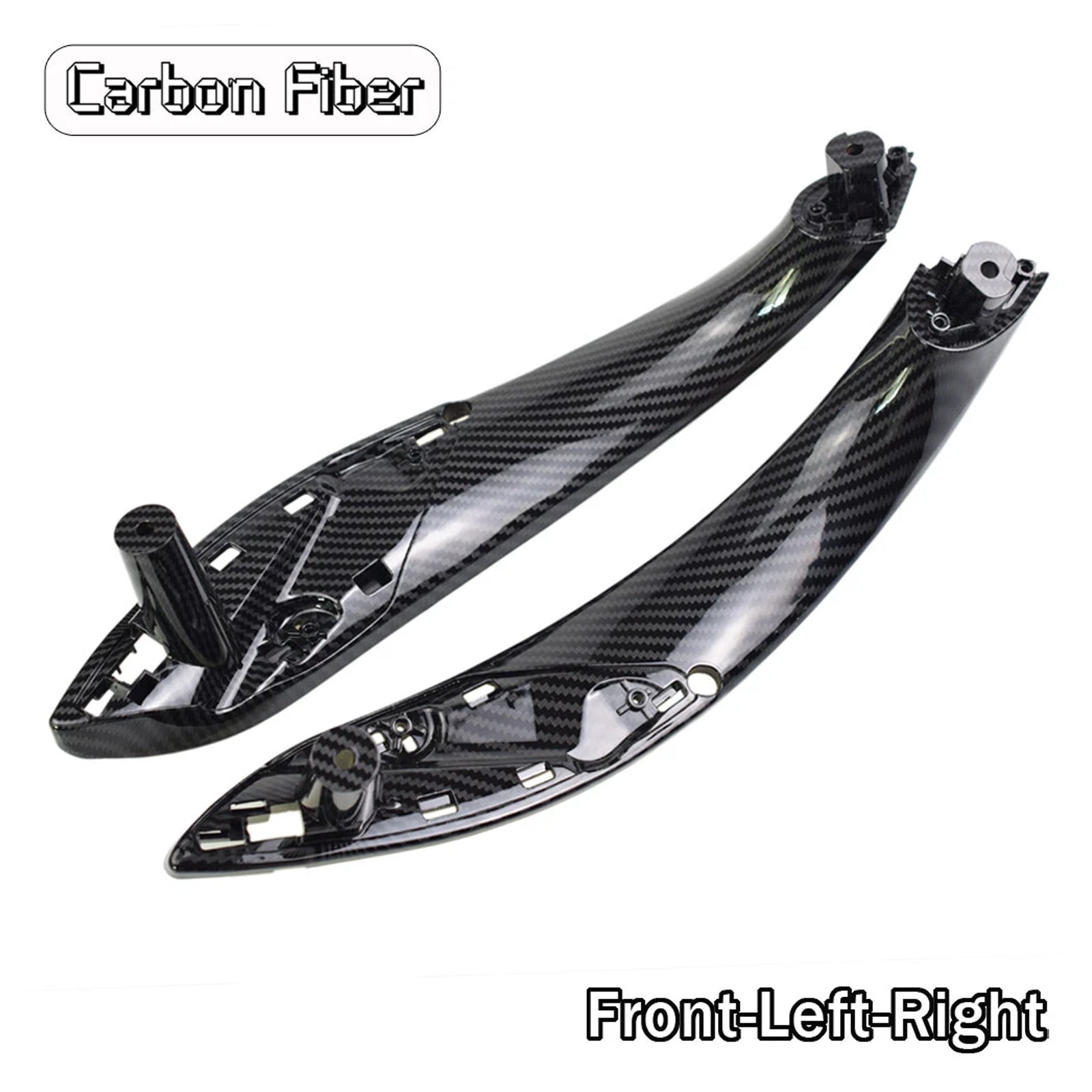4PCS Carbon Inner Trim Door Pull Handle for BMW F30 F80 F31 F32 F33 F35